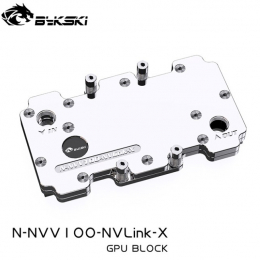 Фото Водоблок от Bykski для видеокарт NVIDIA V100 NVLink (N-NVV100-NVLink-X)