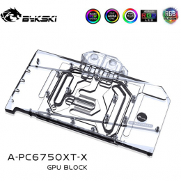 Фото Водоблок для видеокарты RX6750XT Red Devill от BykSki (A-PC6750XT-X)