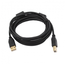 Фото Кабель USB 2.0 PRO Am-Bm (интерфейсный) 1.8M позол. SVEN
