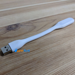Фото Гибкий USB-фонарик, белый