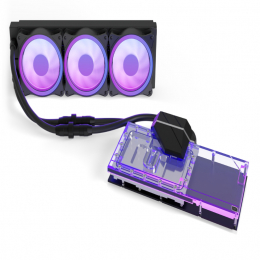 Фото Готовая СВО для видеокарты Alphacool Eiswolf 2 AIO — 360 мм RTX 3090 TI FTW3