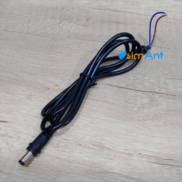 Фото Штекер питания 2.1/5.5мм с кабелем для пайки