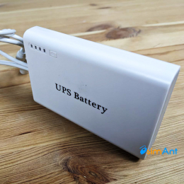 Фото Бесперебойник (UPS 12В+9В+5В+USB 5В) для роутера с аккумулятором 6600мАг