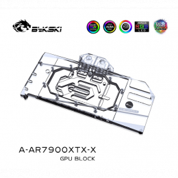 Фото Водоблок от Bykski под видеокарты AsRock Radeon RX7900 XTX Taichi (A-AR7900XTX-X)