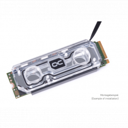 Фото Водоблок  Alphacool HDX Apex Acryl с подсветкой aRGB M.2 2280 SSD