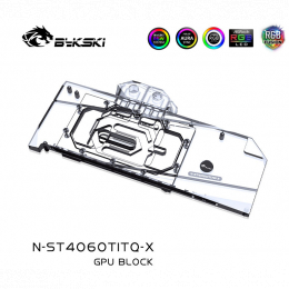 Фото Водоблок от Bykski для видеокарт ZOTAC RTX4060Ti Apocalypse OC (N-ST4060TITQ-X)