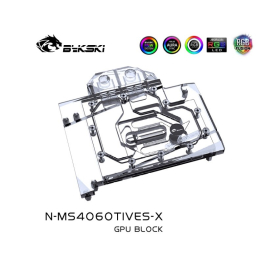 Фото Водоблок от Bykski для видеокарт MSI 4060 Ti Ventus (N-MS4060TIVES-X)
