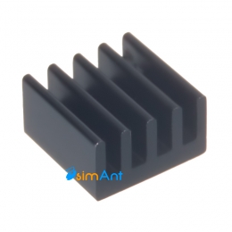 Фото Радиатор для электронных компонентов 8x8mm (черные)