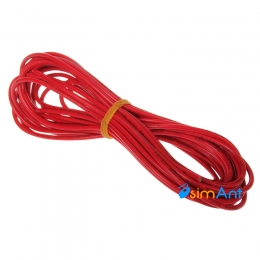 Фото Монтажный провод красный 2.1мм