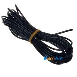 Фото Монтажный провод черный 2.1мм