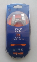 Фото Кабель Firewire Bandridge 1.8m 4Pin - 6 Pin (1.8M)