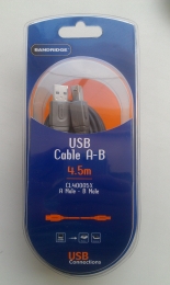 Фото Кабель USB A-B, 4.5m