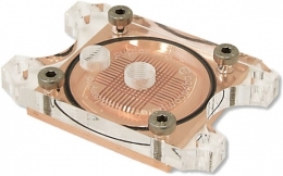 Фото Водоблок cuplex PRO Rev. 3, 4-hole mounting Socket A, G1/8