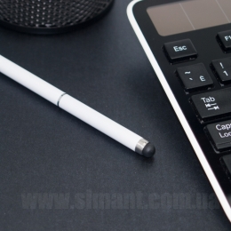Фото Ручка-стилус для ёмкостных экранов (белый)
