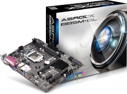 Фото Материнская плата ASRock B85M-GL (s1150, Intel B85, PCI-Ex16)