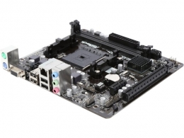 Фото Материнская плата ASRock FM2A58M-VG3+ R2.0 (sFM2/FM2+, AMD A58, PCI-Ex16)