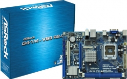 Фото Материнская плата ASRock G41M-VS3 R2.0 (s775, Intel G41/ICH7, PCI-E x16)