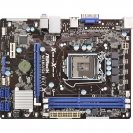 Фото Материнская плата ASRock H61M-VG4 (s1155, Intel H61, PCI-Ex16)