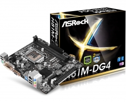 Фото Материнская плата для ПК ASRock H81M-DG4 (s1150, Intel H81, PCI-Ex16)