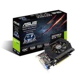 Фото Видеокарта ASUS GeForce GTX750 1GB DDR5 OC (GTX750-PHOC-1GD5)