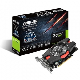 Фото Видеокарта ASUS GeForce GTX750 4GB DDR5 Overclocked (GTX750-OC-4GD5)