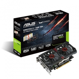 Фото Видеокарта ASUS GeForce GTX750TI 2GB DDR5 STRIX (STRIX-GTX750TI-2GD5)