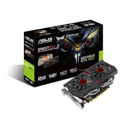 Фото Видеокарта ASUS GeForce GTX960 2GB DDR5 DirectCU II Silent (STRIX-GTX960-DC2-2GD5)