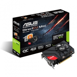 Фото Видеокарта ASUS GeForce GTX970 4GB DDR5 DirectCU miniITX (GTX970-DCMOC-4GD5)