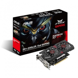 Фото Видеокарта ASUS Radeon R7 370 4GB DDR5 Gaming Strix (STRIX-R7370-DC2OC-4GD5-G)