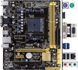 Фото Материнская плата Asus A88XM-E (sFM2+, AMD A88X, PCI-E x16)
