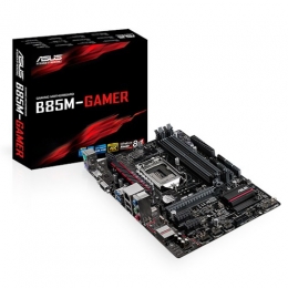 Фото Материнская плата Asus B85M-Gamer (s1150, Intel B85, 4xDDR3, PCI-Ex16)