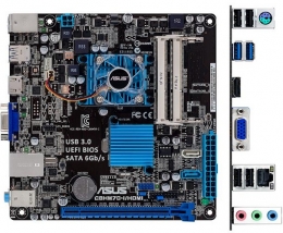 Фото Материнская плата Asus C8HM70-I/HDMI (Celeron 847, Intel HM70, PCI-E2.0x16)