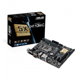 Фото Материнская плата Asus H110M-C (s1151, Intel H110, DDR4, PCI-Ex16)