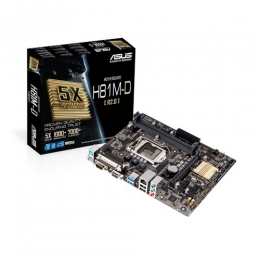 Фото Материнская плата Asus H81M-D R2.0 (s1150, Intel H81, PCI-Ex16)