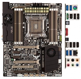 Фото Материнская плата Asus Sabertooth X79 (s2011, X79, PCI-Ex16)