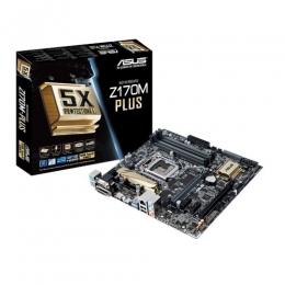 Фото Материнская плата Asus Z170M-Plus (s1151, Intel Z170, PCI-Ex16)