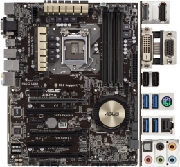 Фото Материнская плата ASUS Z97-A, s1150, Z97, 4xDDR3, 3xPCIe16