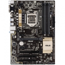 Фото Системная плата Asus Z97-P (s1150, Intel Z97, PCI-Ex16)