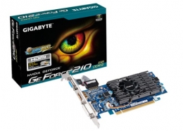 Фото Видеокарта Gigabyte GeForce GT210 1GB DDR3 (GV-N210D3-1GI)