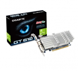 Фото Видеокарта Gigabyte GeForce GT610 1GB DDR3 64bit (GV-N610SL-1GI)