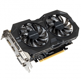 Фото Видеокарта Gigabyte GeForce GTX950 2GB DDR5 WINDFORCE (GV-N950WF2OC-2GD)