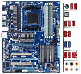 Фото Материнская плата Gigabyte GA-990XA-UD3 (sAM3/sAM3+, AMD 990X, DDR3)
