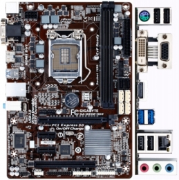 Фото Материнская плата Gigabyte GA-B85M-HD3 (s1150, B85, PCI-Ex16)