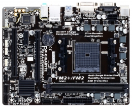 Фото Системная плата Gigabyte GA-F2A68HM-DS2 (sFM2/FM2+, AMD A68H, PCI-Ex16)