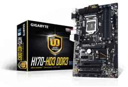Фото Материнская плата Gigabyte GA-H170-HD3 DDR3 (s1151, Intel H170, PCI-Ex16)