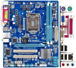 Фото Материнская плата Gigabyte GA-H61M-S2PV (s1155, Intel H61, DDR3)