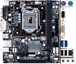 Фото Материнская плата Gigabyte GA-H81M-S2V (s1150, Intel H81, DDR3)