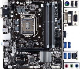 Фото Системная плата Gigabyte GA-Z97M-DS3H (s1150, Intel Z97, PCI-Ex16)