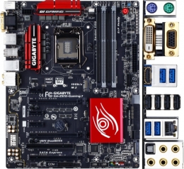Фото Игровая материнская плата Gigabyte GA-Z97X-Gaming 7 (s1150, Intel Z97, PCI-Ex16)