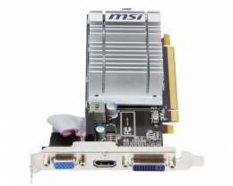 Фото Графическая карта MSI Radeon HD 5450 1GB DDR3 (R5450-MD1GD3H/LP)